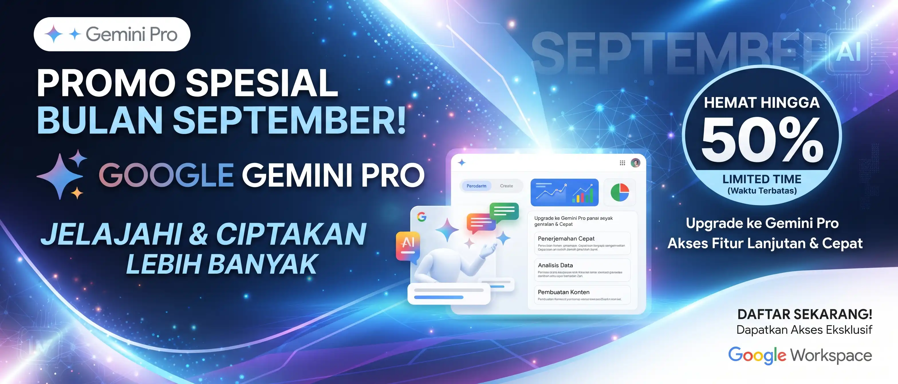 PROMO Gemini AI Pro Invite